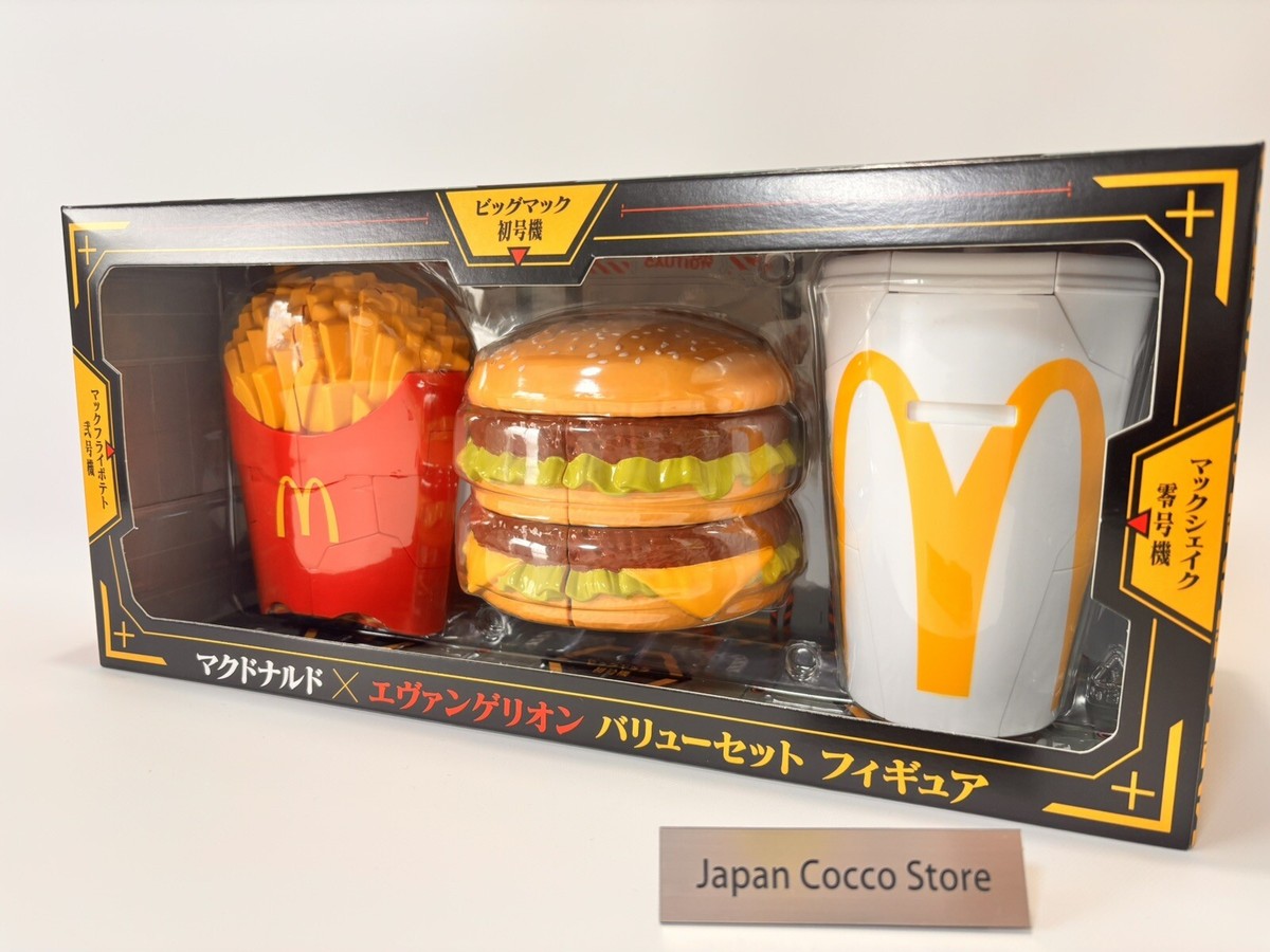 McDonald × Evangelion Collaboration Value Set Figures Japan McDonald × Evangelion Collaboration Value Set Figures Japan