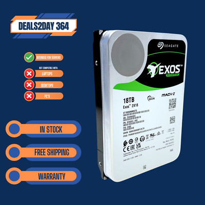 SEAGATE EXOS 2X18 ST18000NM0272 18TB 3.5 7.2K SAS-3 256MB ENTERPRISE 512/4KN HDD