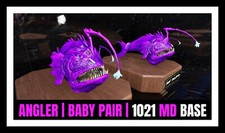 ARK Survival Ascended PvE  ANGLERFISH PURPLE 1021 BABY PAIR  PC/XBOX/PS5 ASA