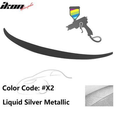 Fits 11-15 Hyundai Elantra(Avante MD) Euro Style Trunk Spoiler Painted X2 Silver