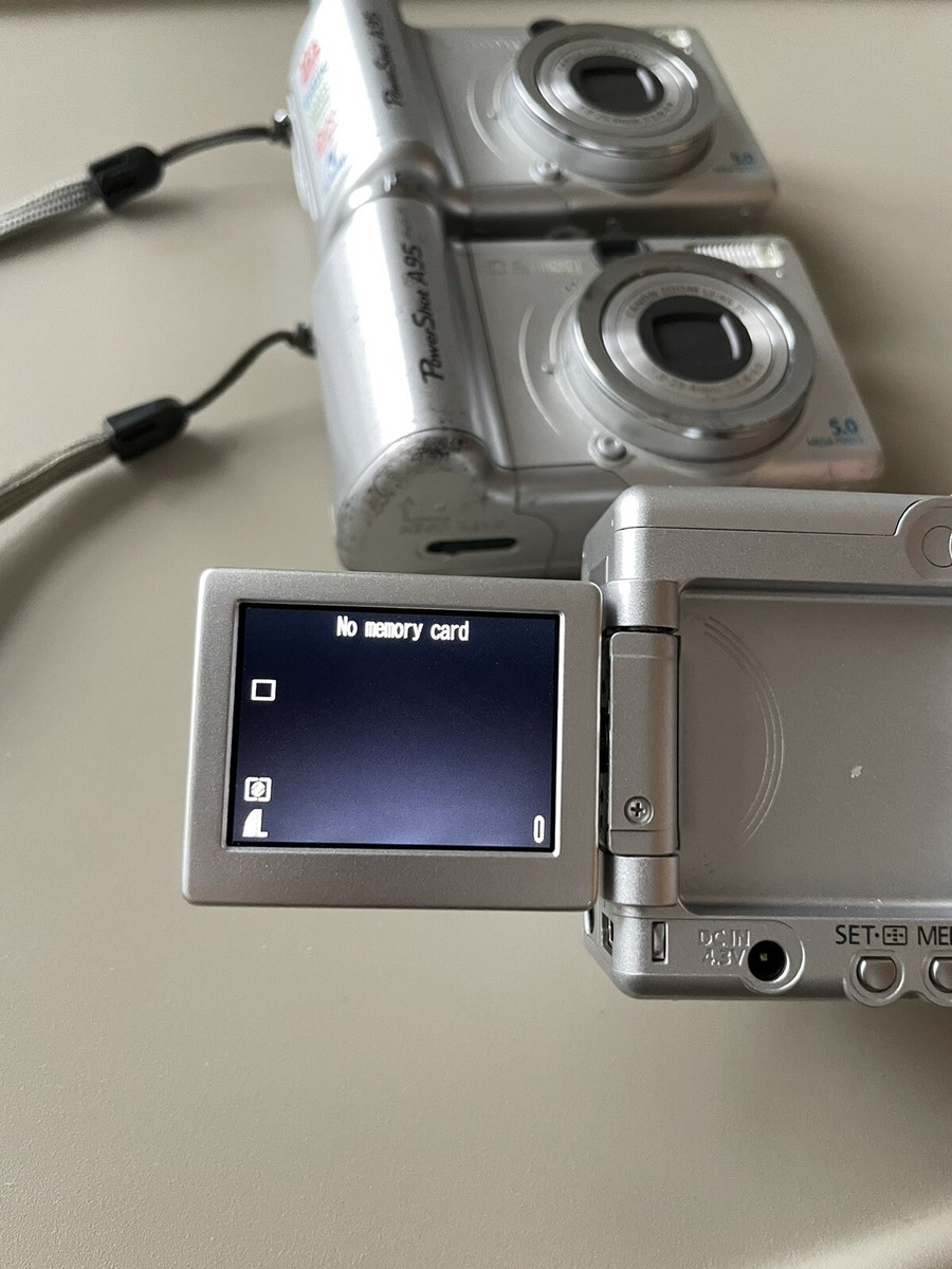Canon PowerShot A95 X3 5MP 7.8-23.4mm 12x Zoom Digital