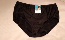 Panties 1 New 2022 Vanity Fair Radiant Comfort Stretch Brief Size 3xl Black