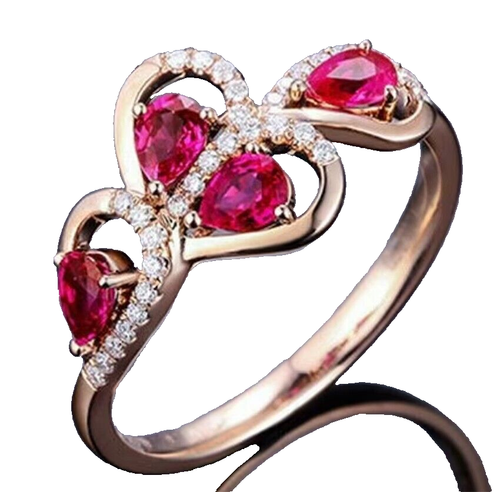 Bague Plaqué or pierre bleue taille 60 ou 19 mm - Montres & Bijoux