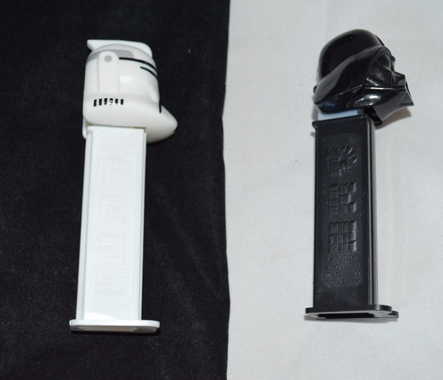 LOT OF 2 PEZ DISPENSERS-STAR WARS -Storm Trooper & Darth Vader, 1997 & 2001(25) | eBay