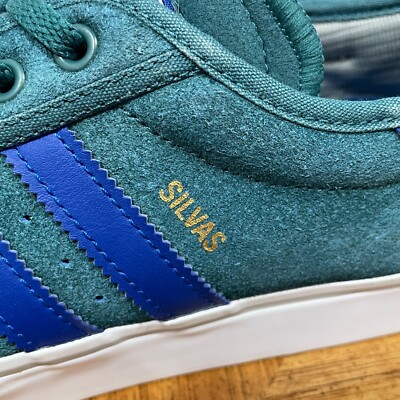 Adidas Adi-Ease Premiere ADV Shoes Mens 9.5 Green Blue Suede Skateboard  Sneaker | eBay