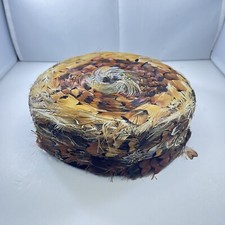 Ladies Vintage 1950s Pillbox Style Pheasant Feather Hat, Fashioned by Claire
