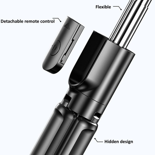 Selfie Stick Tripod Remote Desktop Stand Holder For iPhone 16 15 14 13 Pro Max - Picture 7 of 11
