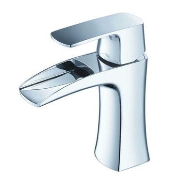 Fresca Bathroom Faucet Single Handle Low Arc Adjustable Flow Rate Brass Chrome