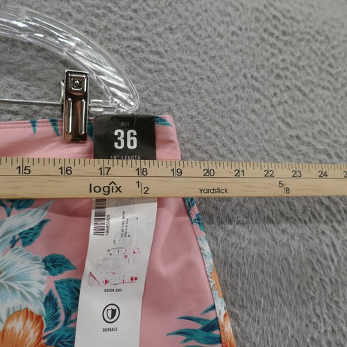 Hurley Men Phantom Tropical Floral Swim Board Shorts 36 Pink Green Quick Dry NEW - Picture 6 of 16