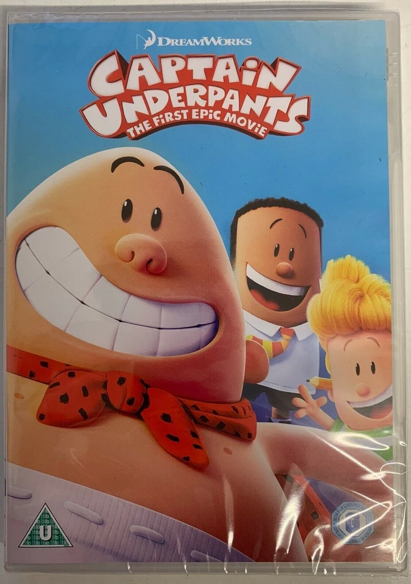 Captain Underpants - The First Epic Movie (DVD) New and Sealed.  5053083155452