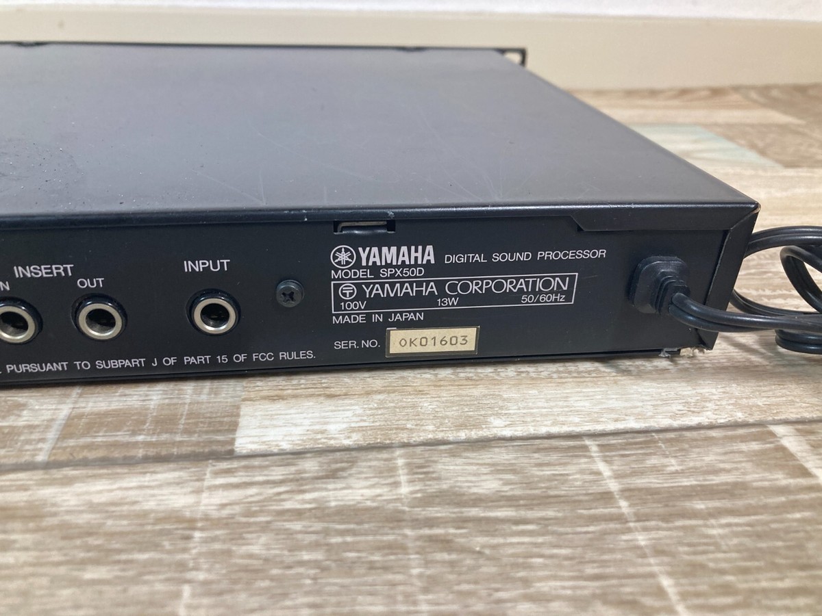 Yamaha SPX50D Digital Sound Processor 100V From japan Tested Yamaha SPX50D Digital Sound Processor 100V From japan Tested
