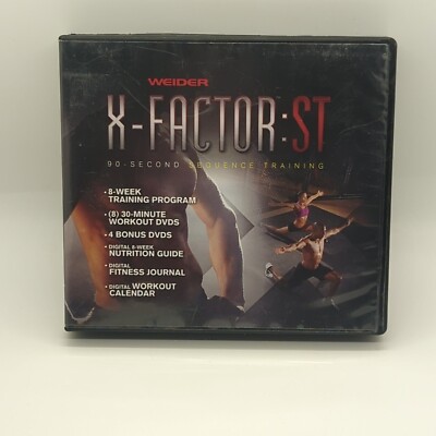 Weider X Factor ST CD Complete 12 Disc Workout Program 8 Week Training A3