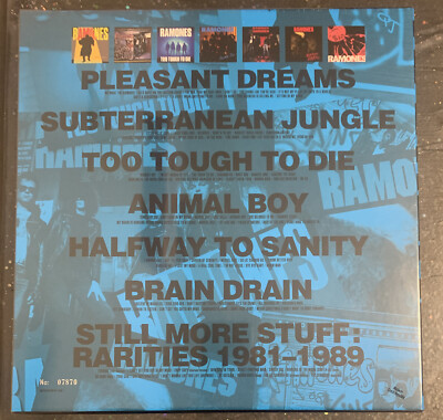 THE RAMONES THE SIRE ALBUMS 1981-1989 RSD 2022 EXCLUSIVE 7LP BOX