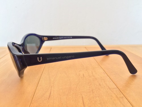 EMANUEL UNGARO Womens NWOT Vintage 4013 7003 130 Blue Frame 100% UV Sunglasses - Picture 2 of 12