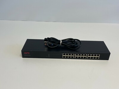 APC AP9224110 Compact 24-Port Ethernet Switch - For Parts or Repair - No power