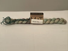 Madelinetosh Hand Dyed Yarn Skein Unicorn Tail 100% SW Merino Wool Light Green