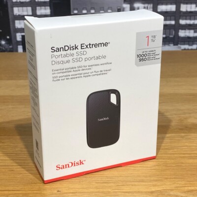 SanDisk Extreme® Portable SSD 1TB USB-C iPhone iPad MacBook