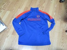 University Florida Gators Pullover half zip jacket blue Columbia orange stripe