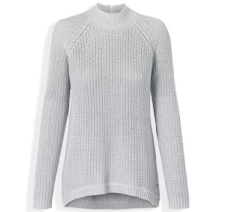 Esprit meliert M Strickpullover Strickjacke Pullover Sweatshirt beige Rollkragen - Bild 13 von 24