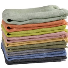 100 200cm Women Female Linen Scarf Shawls Scarves Solid Color Muslim Hijab Wrap