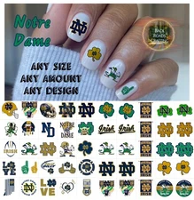 Notre Dame Waterslide Nail Decals Set Of 50 Bonus Instructions