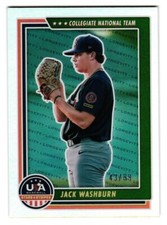 2022 Jack Washburn Panini Stars & Stripes Holo Gold Rookie 43/99