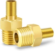 Air Inflator Adapter1/4 NPT (m) to Standard Schrader Valve (M)Schrader Valve A