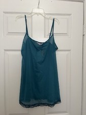 Victorias Secret 2-piece Lingerie Set Thong Teal Size Medium NWT