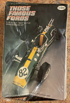 1976 Testors Those Famous Fords ''Indy'' Lotus Model Kit 122 - Sealed Unopened
