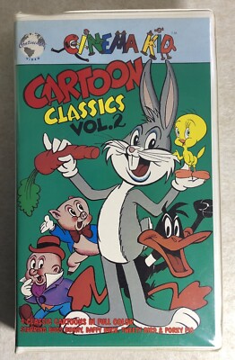 CARTOON CLASSICS Vol. 2 Continental Video Cinema Kid Looney