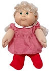 Cabbage Patch Kids Doll Girl Blonde Curly Hair, Green Eyes Vintage 1989