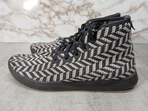 Allbirds Limited Edition High Top Wool Tree Toppers Shoe Gray Patterned Print 10 - Bild 3 von 10