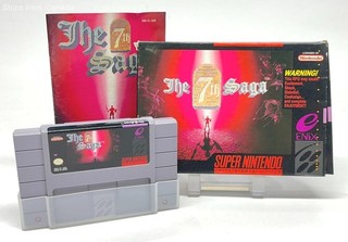 The 7th Saga Super Nintendo Entertainment System SNES (CIB)