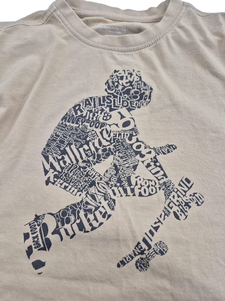 Camiseta Canyon River Azul Monopatín X-Grande Manga Corta Algodón Foto 3 de 4