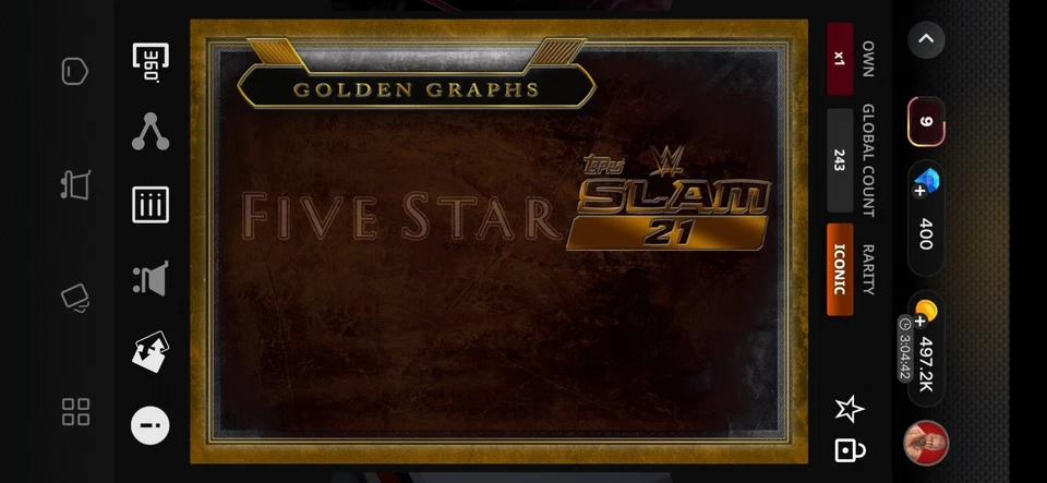 ЧЕЛОВЕК НА МИЛЛИОН ДОЛЛАРОВ TED DIBIASE 2021 WWE TOPPS SLAM FIVE STAR 21 ЗНАКОВЫЙ ЦИФРОВОЙ - Изображение 2 из 3