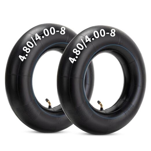 Heavy Duty 4.80-8/4.00-8 Inch Replacement Tire Inner Tube, 4.80/4.00-8 