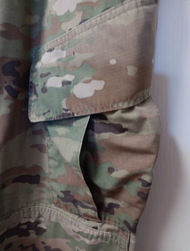 Pantaloni da guarnigione mimetici esercito americano 50/50 NYCO pantaloni tessuto MEDIUM Scorpion - Foto 5 di 12
