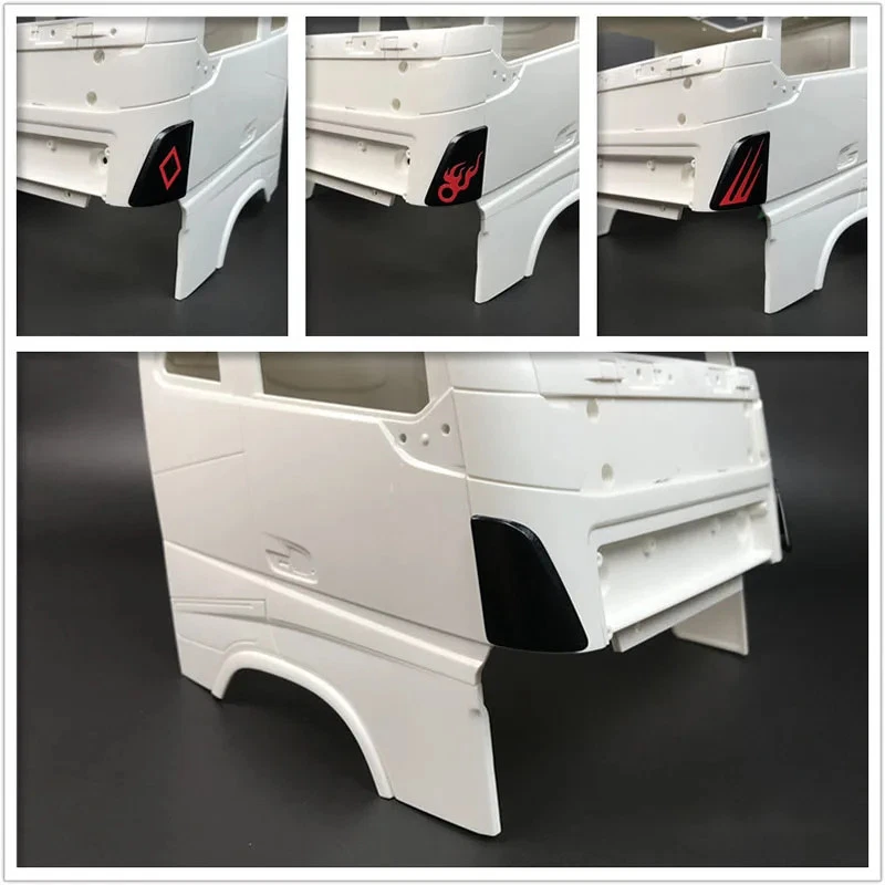 Simulation Head of The Car Spoiler for 1/14 Tamiya RC Truck VOLVO FH16 750 56360 - Image 4 of 4