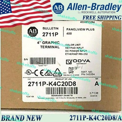 New Sealed 2711P-K4C20D8/A PanelView Plus6 Keypad DC 2711PK4C20D8 serA Free Ship