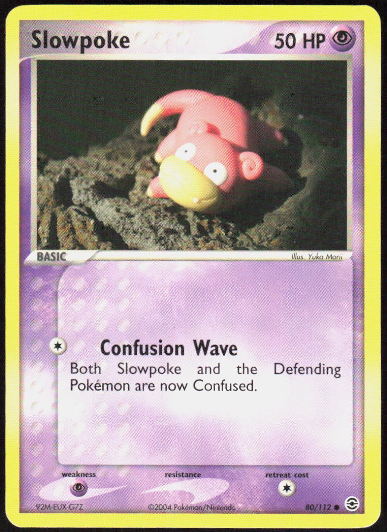 Slowpoke 80/112 Common EX FireRed & LeafGreen LP Pokemon