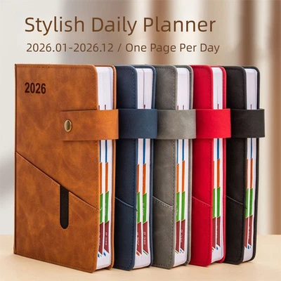2026 Schedule Planner Notepad Diary Notepad A5 Agenda Planning Notebook
