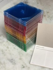 Memorex Multi-Colored Slim CD/DVD Jewel Cases...