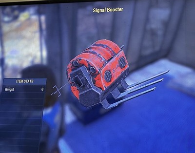 FALLOUT 76   VERY RARE Displayable Signal Booster Misc PS4/PS5