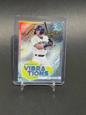 2022 Bowman Chrome #VV-14 Sal Frelick Virtuosic Vibrations Milwaukee