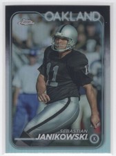 #154 2024 Topps Chrome REFRACTOR Sebastian Janikowski Raiders