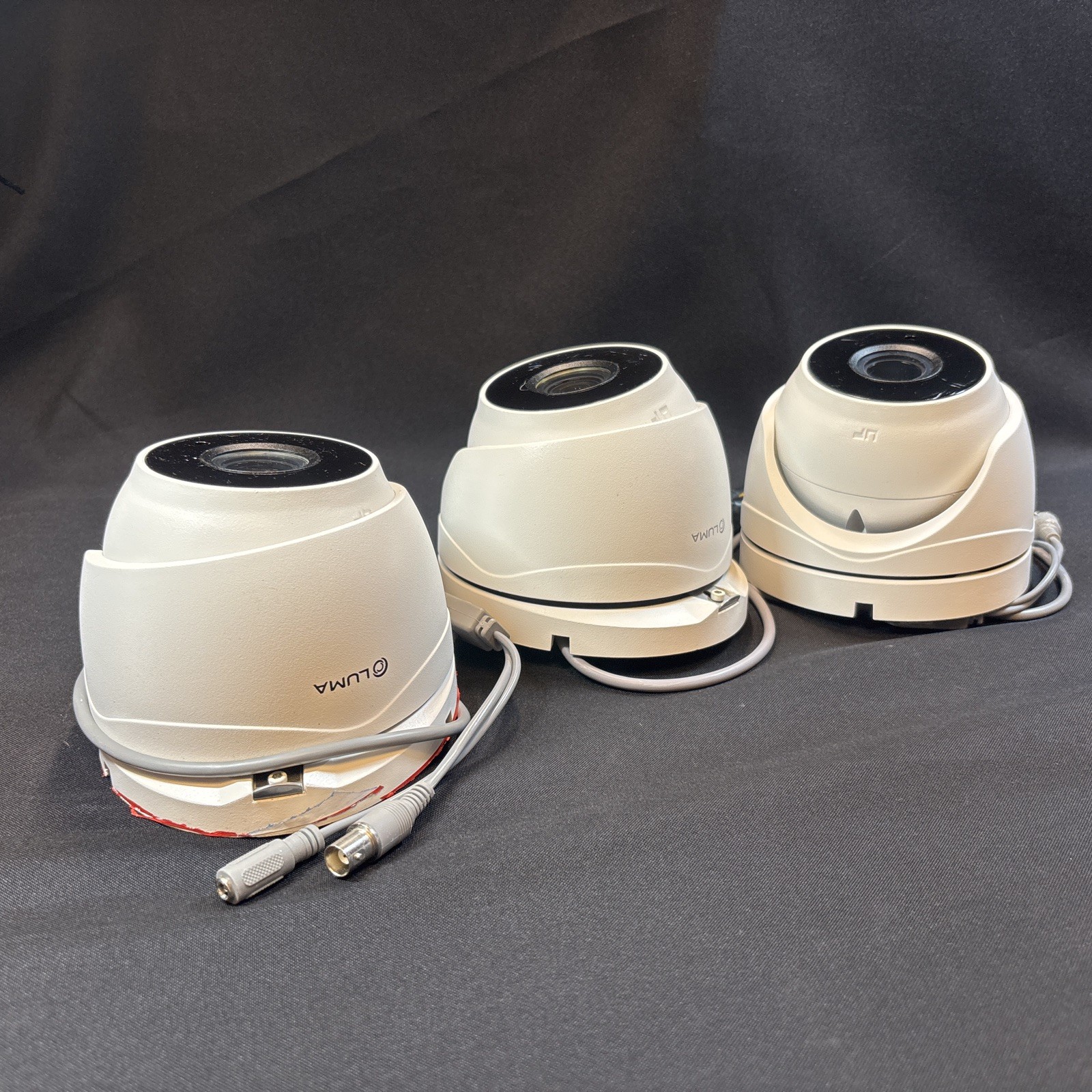 Lot Of 3 Luma Surveillance&trade; 310 Series Turret Analog Camer