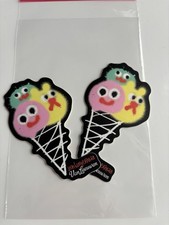 NEW Van Leeuwen Jon Burgerman set of 2 Stickers- Flatiron Grand opening in NYC