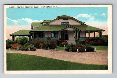 Huntington, WV-West Virginia, Westmoreland Country Club View Vintage Postcard