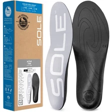 Active Thin Shoe Insoles – Orthotic Arch Support Inserts for Plantar Fasciiti...