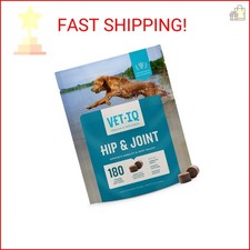 VetIQ Glucosamine Hip  Joint Supplement for Dogs, 180 Soft Chews, Joint Support